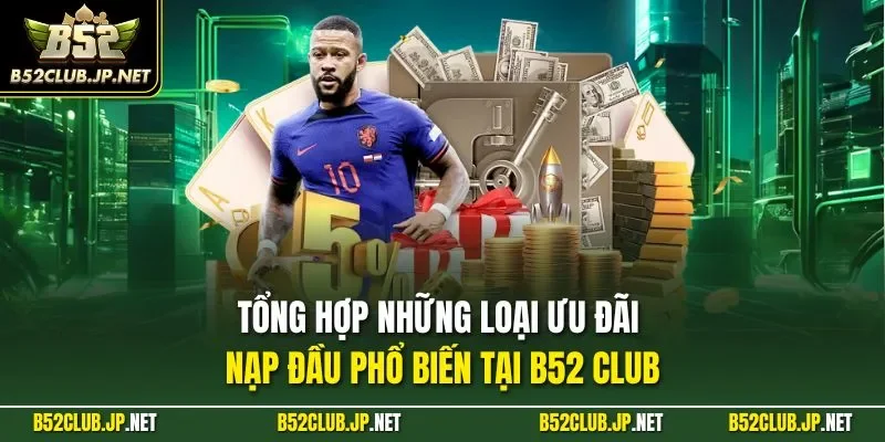Tổng hợp những loại ưu đãi nạp đầu phổ biến tại B52 CLUB