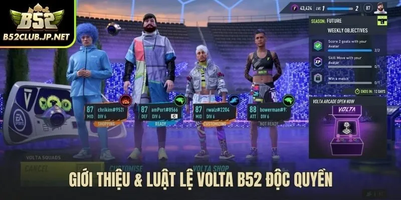 Nền tảng luật lệ và cách phân định kết quả tại volta b52club